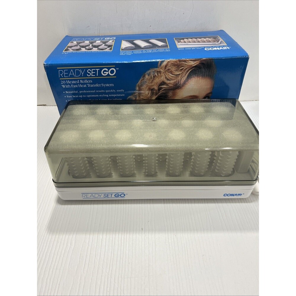 Conair | Ready Set Go | Hot Rollers HS5N  | Curlers | Instruction Guide  | Vtg